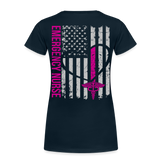 Ashley Emergency Nurse Flag Women's Premium T-Shirt - deep navy