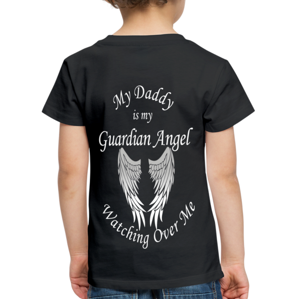 Daddy Guardian Angel Toddler Premium T-Shirt (CK1380) - black