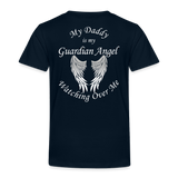 Daddy Guardian Angel Toddler Premium T-Shirt (CK1380) - deep navy