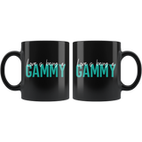 Love is being a Gammy 11 oz Black Coffee Mug - Gift for Gammie