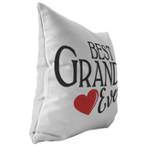 Best Grandma Ever Throw Pillow