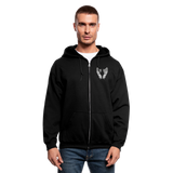 Father Guardian Zip Up Hoodie - CK3607 - black