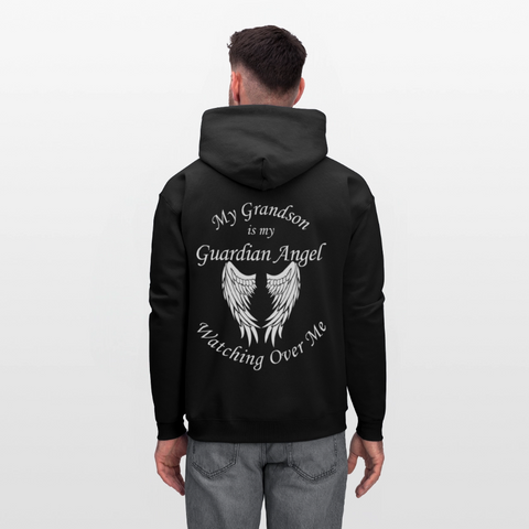 Grandson Guardian Angel Adult Hoodie (CK3548) - black