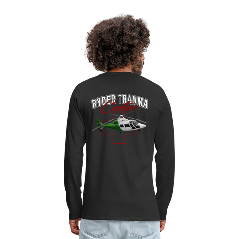 3662695251 Ryder Trauma Center Men's Long Sleeve T-Shirt - black