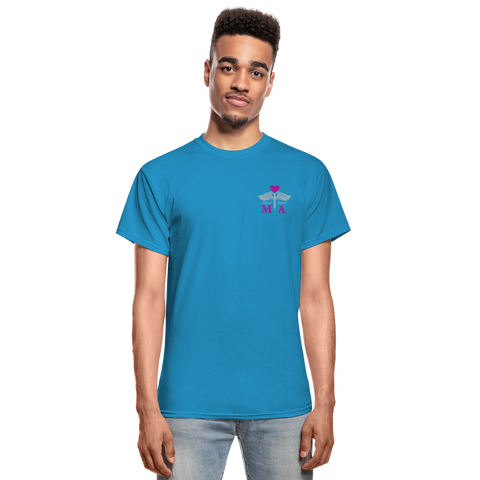 Medical Assistant Flag Gildan Ultra Cotton Adult T-Shirt - turquoise