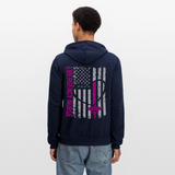 3995072801   Unisex Full Zip Hoodie - navy