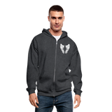Grandma Guardian Angel Gildan Heavy Blend Adult Zip Hoodie  (CK3605) - deep heather