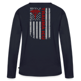 Delray Trauma Resus Women's Premium Long Sleeve T-Shirt - navy