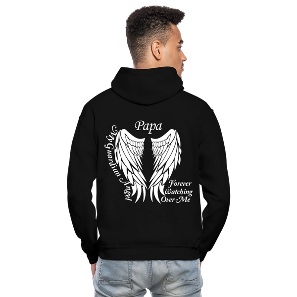 Papa Gildan Heavy Blend Adult Hoodie - black