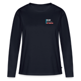 Delray Trauma Resus Women's Premium Long Sleeve T-Shirt - navy