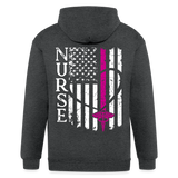 3800180244  Men's Zip Hoodie - deep heather
