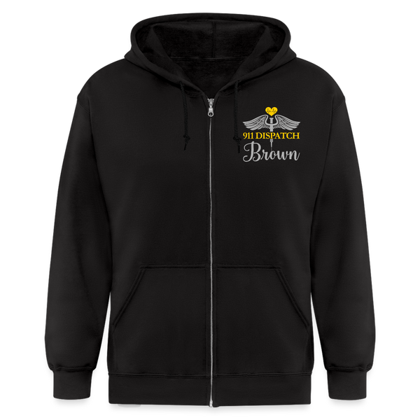 3544314264 Men's Zip Hoodie - black