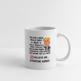 Trump Pilot Coffee/Tea Mug - white