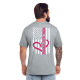 Home Health Nurse Unisex Jersey T-Shirt by Bella + Canvas - heather grey