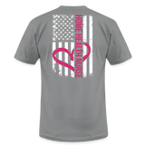 Home Health Nurse Unisex Jersey T-Shirt by Bella + Canvas - slate