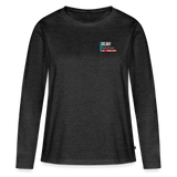 Delray Trauma Resus Women's Premium Long Sleeve T-Shirt - heather anthracite