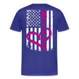 Emergency Room Nurse Flag Men's Premium T-Shirt (CK1836) Updated - royal blue
