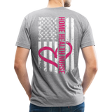 Home Health Nurse Unisex Jersey T-Shirt by Bella + Canvas - heather grey
