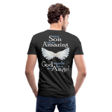3676186949  Son Amazing Angel Men's Premium T-Shirt (CK1480) - black