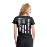 physical therapy Nurse Flag Women’s Premium T-Shirt - black