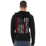 3564627509  Bella + Canvas Unisex Full Zip Hoodie - black
