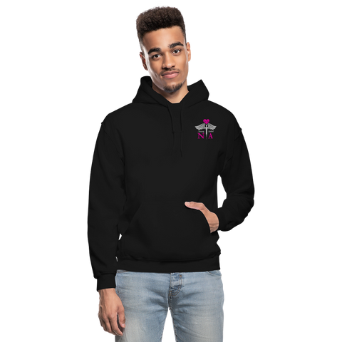Nursing Assistant Flag Gildan Heavy Blend Adult Hoodie (CK1937) - black