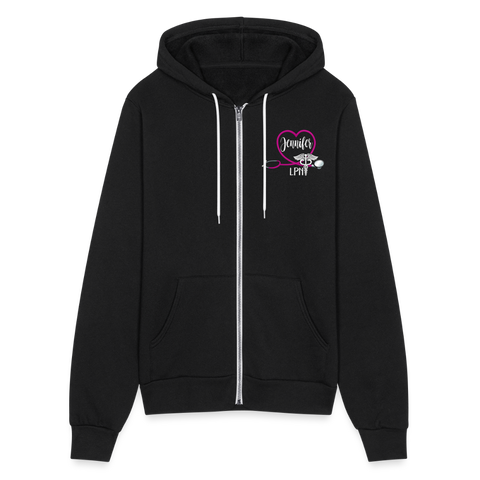 3450524342  Nurse Flag Full Zip - black