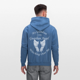 Grandson Guardian Angel Adult Hoodie (CK3548) - denim blue