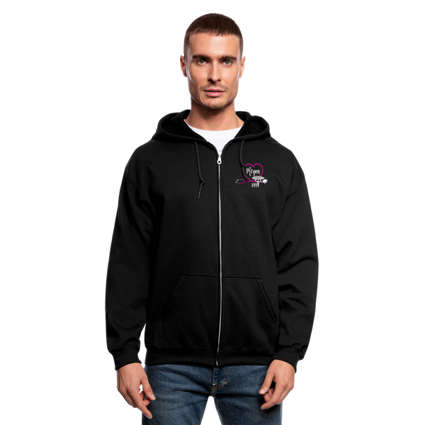 3456806054 Men's Zip Hoodie - black