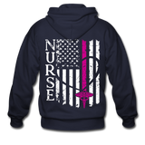 3753441709 Men's Zip Hoodie - navy