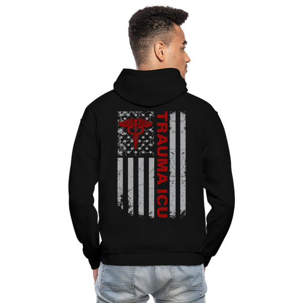 Trauma ICU Gildan Heavy Blend Adult Hoodie - black