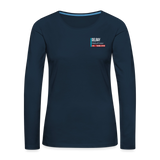 Delray Trauma Resus Women's Premium Long Sleeve T-Shirt - deep navy
