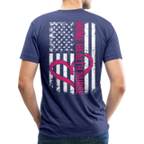 Home Health Nurse Unisex Jersey T-Shirt by Bella + Canvas - heather indigo