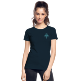 Nurse Flag Women’s Premium Organic T-Shirt (CK4119) - deep navy