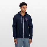 3995072801   Unisex Full Zip Hoodie - navy