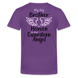 Big Brother In Heaven Kids' Premium T-Shirt - purple