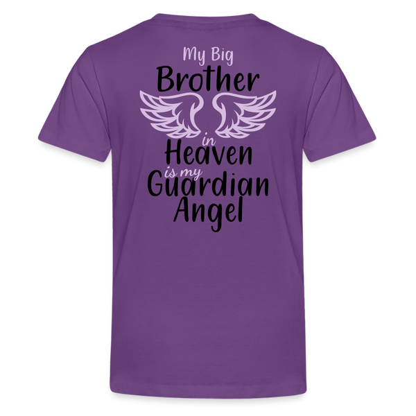 Big Brother In Heaven Kids' Premium T-Shirt - purple