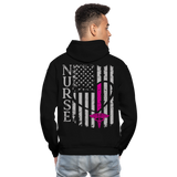 RN Nurse Flag Gildan Heavy Blend Adult Hoodie - black