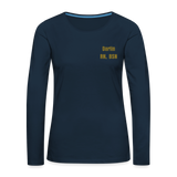 3664171261  Darlin  Ryder Trauma Center women's Long Sleeve - deep navy