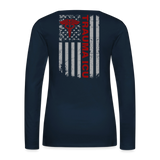 Delray Trauma Resus Women's Premium Long Sleeve T-Shirt - deep navy