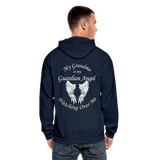 Grandma Guardian Angel Gildan Heavy Blend Adult Zip Hoodie  (CK3605) - navy