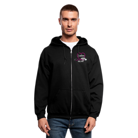 3868292762 Kristina BSN RN Men's Zip Hoodie - black