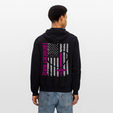 3995072801   Unisex Full Zip Hoodie - black