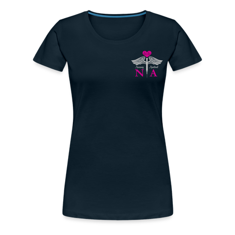 Nursing Assistant Women’s Premium T-Shirt CK1937 - deep navy