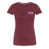 Nursing Assistant Women’s Premium T-Shirt CK1937 - heather burgundy