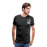 Dad American Flag Men's Premium T-Shirt (CK1903) - black
