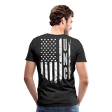 Unc American Flag Men's Premium T-Shirt - black
