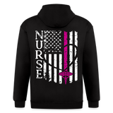 3753441709 Men's Zip Hoodie - black