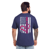 Home Health Nurse Unisex Jersey T-Shirt by Bella + Canvas - heather indigo