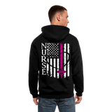 3482809572 Men's Zip Hoodie - black